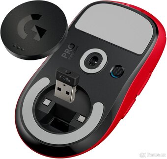 Logitech PRO X Superlight, červená - 2