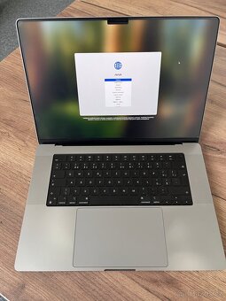 MacBook Pro 16" M1 Pro, 16GB RAM / 1TB SSD – výborný stav - 2
