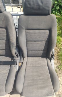 Zadní sedačky VW Sharan - 3 kusy, levá, pravá, prostřední - 2