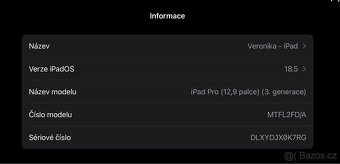 Apple iPad Pro (12,9 palce) (3. generace) 256gb - 2