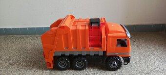 Popelářské auto LENA Mercedes - oranžová - 2