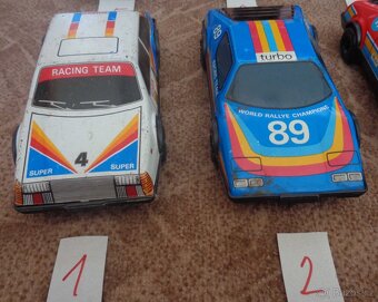 Plechová auta na setrvačník MSB, NDR, DDR - 2