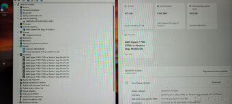 Lenovo, Ryzen 7 2700u 4/8x 3,80GHz, 16GB DDR4, 512GB SSD, 5h - 2