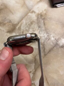 Apple Watch 7 45mm stainless + milánský tah - 2