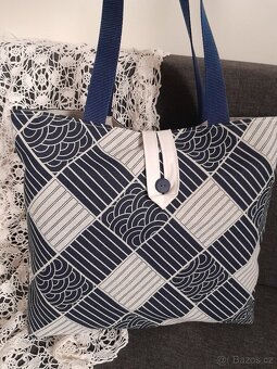 Taška....modro-bílá - 2