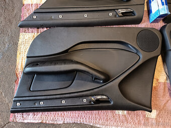 BMW E46 TAPECI černa kůže sedan, combi - 2