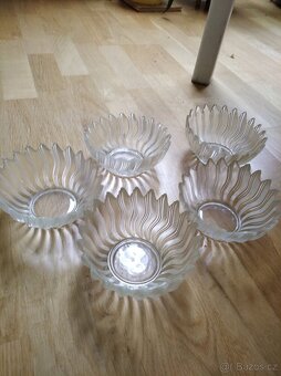 Retro sklenene misky - 2