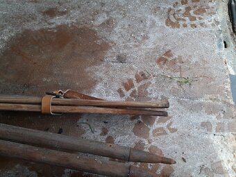 Staré dřevěné lyže Retro - 2