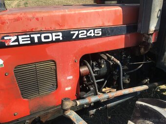 Zetor 7245 velká kola R34 - pěkný stav - 2