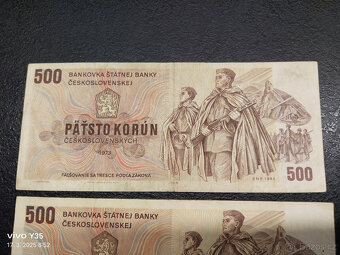 Bankovky Československo 1970 a 1973 - 2