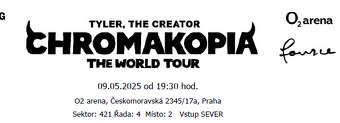 Vstupenky na Tyler the Creator - 2