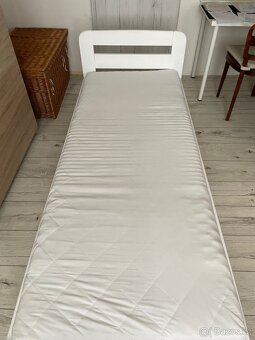 Bíla postel 80x200 - 2
