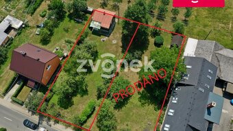 Stavební pozemek Zlín - Lužkovice, s chatou. - 2