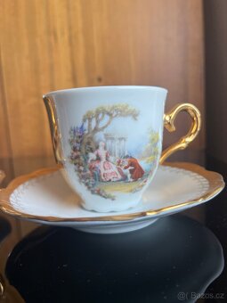 Porcelánové šálky s talířkem zn. Neul - 2
