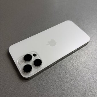 iPhone 16 Pro Max 256GB bílý, 100% baterie, rok záruka - 2