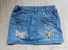 džínová dívčí sukně - 2