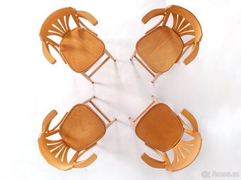 Vyhkledávané barové židle, barovky TON, buk, 8 ks - 2