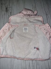 Dívčí teplá zimní vesta 12-18 M - 2