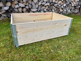 Vyvýšené záhony - PALETOVÉ OHRÁDKY (NOVÉ) – možná doprava - 2