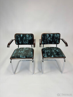 Luxusní křesla B64, Marcel Breuer, renovace, šelak - 2