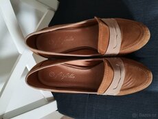 Semišové lodičky nové - 2