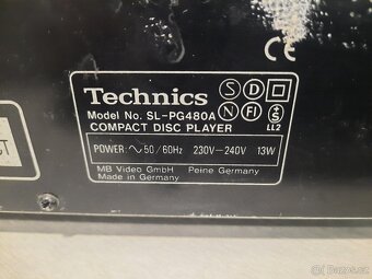 Cd přehrávač technics SL-PG 480A - 2