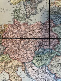 historická mapa Evropy rok 1914 - 2