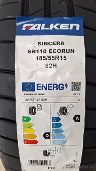 4ks letní pneu Falken 185/55 R15 nový nejetý - 2
