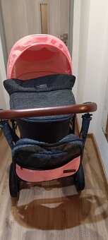 Kočárek babylux optimal růžový - 2