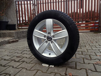 KRÁSNÁ ZIMNÍ ALU VW TOURAN 16" 5x112 pneu 205/60R16 Contine - 2