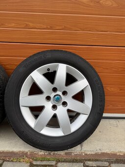 Alu kola 5x112 r16 s letními pneu - 2