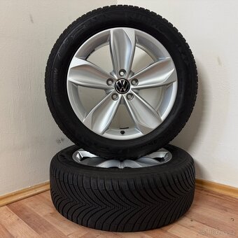 VW PASSAT B8 5x112 R17 ET40+ZIMNÍ 215/55R17 6/5mm - 2