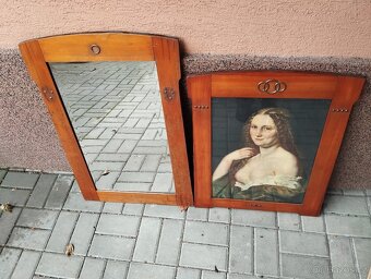 Zrcadlo + rám. - 2