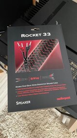 AudioQuest Rocket 33 Banana Gold SBW - 3,0m - 2
