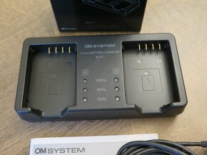OM System nabíječka BCX-1 + akumulátor BLX-1 - 2