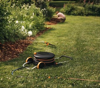 Fiskars vozík s bubnem a zahradní hadicí 30m - 2