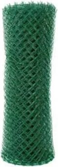 PILECKÝ Čtyřhranné pletivo IDEAL Zn+PVC zelené, oko 55 mm, v - 2