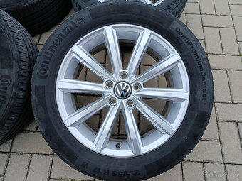alu kola 5x112 r 17 VW Passat b8 a letní 215/55/17 - 2