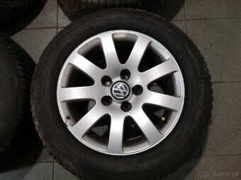 Vw Passat, Caddy, Golf alu + celoroční 205/60/15. - 2