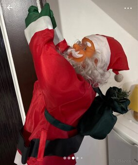 Vánoční Santa na pověšení-cca 66cm - 2