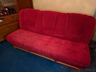 Rozkládací sedačka + křesla - 2