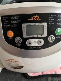 domácí pekárna ETA Delicca mini bílá - 2