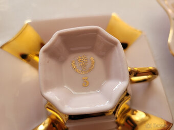 růžový porcelán - set 6 ks - 2