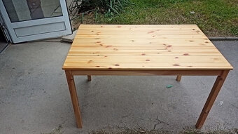 Kuchyňský stůl 120x75 cm, masív borovice - 2