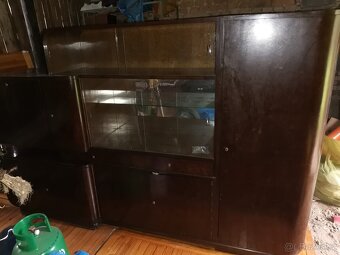 RETRO - Prvorepubliková obývací stěna PŮVODNÍ TOP STAV - 2