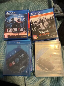 PS4 hry – 8 originálních titulů, RDR2, COD, Resident Evil - 2