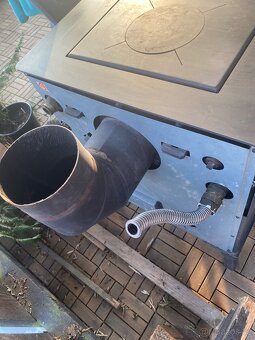 Krbová kamna s výměníkem - 2