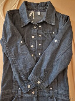 Riflové šaty vel.158 - 2