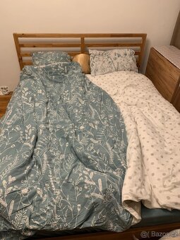 Prodám postel + rošty + matrace - 2