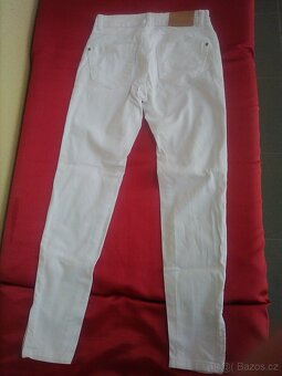 Dámské bílé džíny ZARA - 2